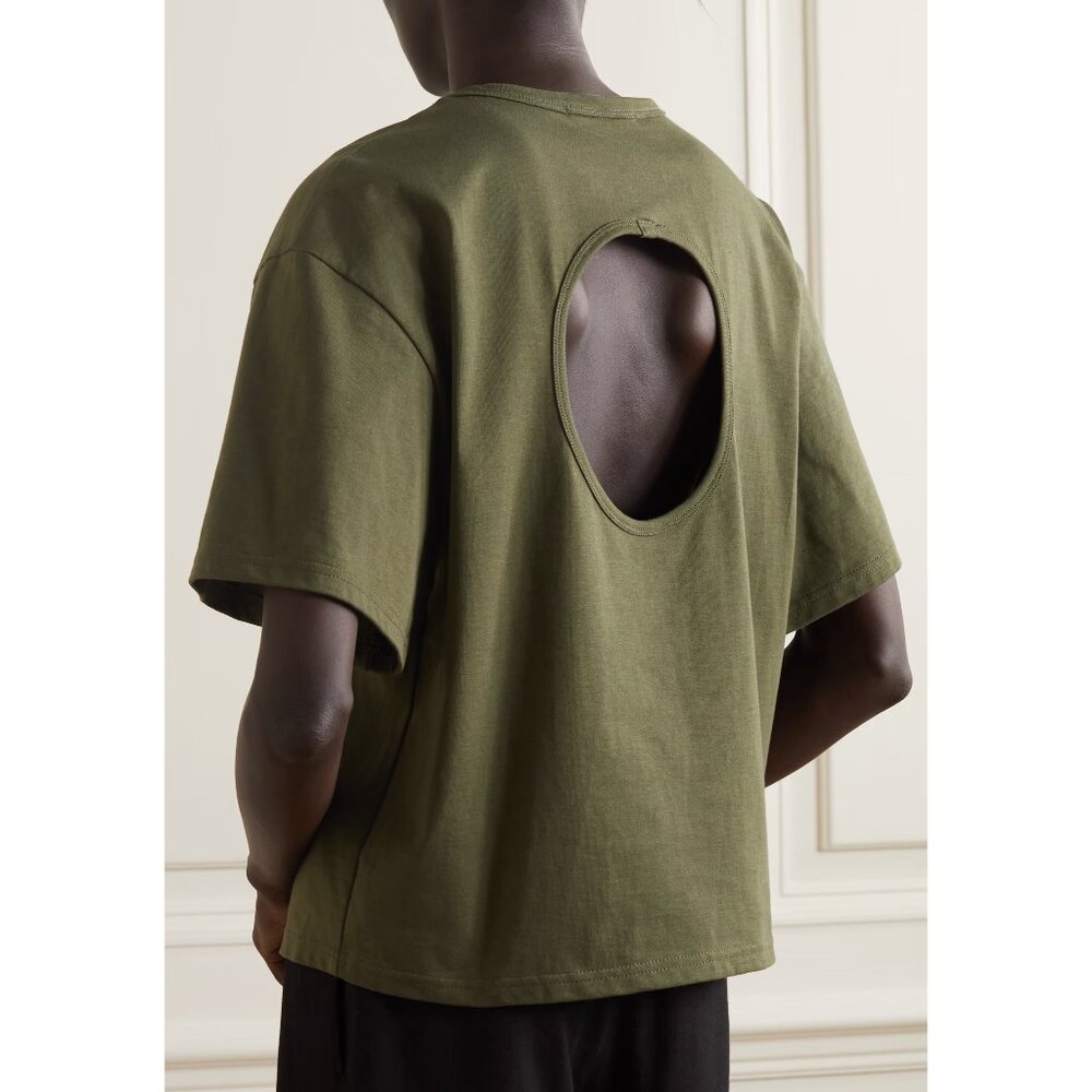 MATTEAU Cutout cotton-jersey T-shirt - Size 1